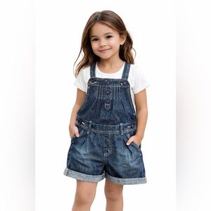 OshKosh B’gosh Denim Shortalls | Toddler Girls Size 6 | NWT